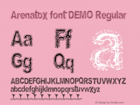 Arenatox font