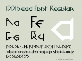 1001head Font