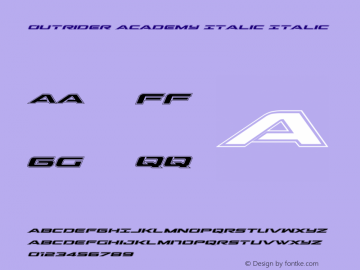 Outrider Academy Italic