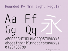 Rounded M+ 1mn light