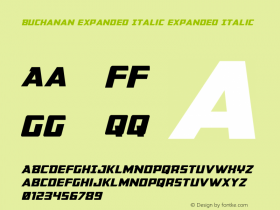 Buchanan Expanded Italic