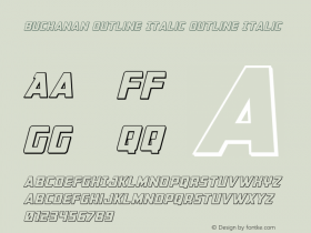 Buchanan Outline Italic