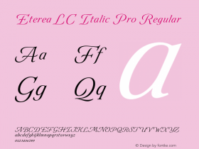 Eterea LC Italic Pro