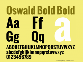 Oswald Bold