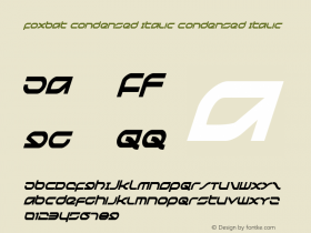 Foxbat Condensed Italic