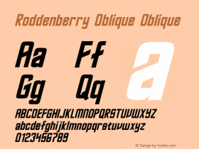 Roddenberry Oblique