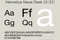 .Helvetica Neue Desk UI