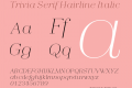 Trivia Serif Hairline