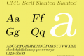 CMU Serif Slanted
