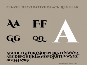 Cinzel Decorative Black