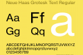 Neue Haas Grotesk Text