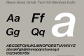 Neue Haas Grtsk Text 65 Medium