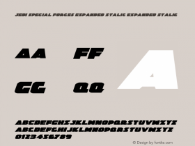 Jedi Special Forces Expanded Italic