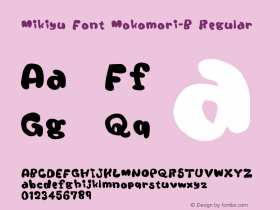 Mikiyu Font Mokomori-B