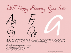 DHF Happy Birthday Ryan