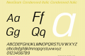 NeoGram Condensed Italic