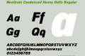 NeoGram Condensed Heavy Italic