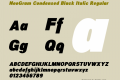 NeoGram Condensed Black Italic