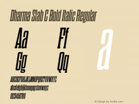 Dharma Slab C Bold Italic