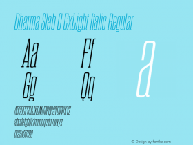 Dharma Slab C ExLight Italic