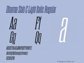 Dharma Slab C Light Italic