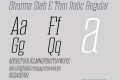 Dharma Slab E Thin Italic