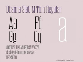 Dharma Slab M Thin