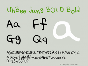 UhBee jung BOLD