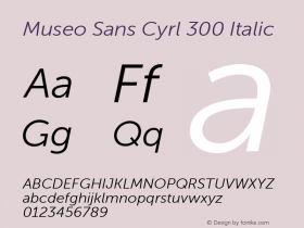 Museo Sans Cyrl 300