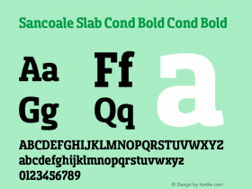 Sancoale Slab Cond Bold