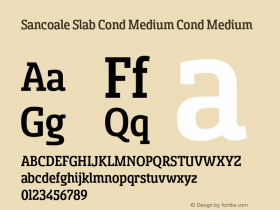 Sancoale Slab Cond Medium