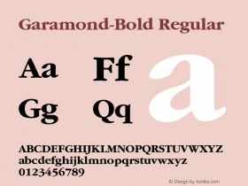 Garamond-Bold