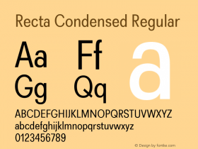 Recta Condensed