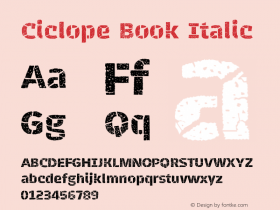 Ciclope Book