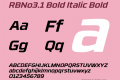 RBNo Bold Italic