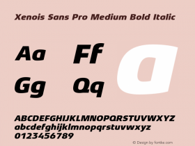 Xenois Sans Pro Medium