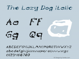 the lazy dog