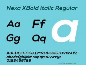 Nexa XBold Italic