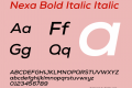 Nexa Bold Italic