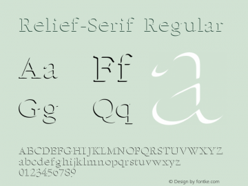 Relief-Serif