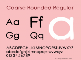 Coarse Rounded