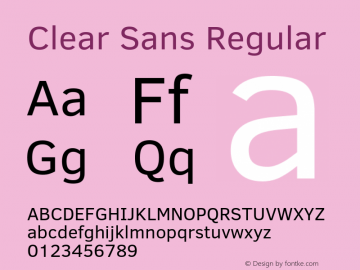 Clear Sans