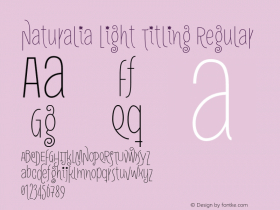 Naturalia Light Titling