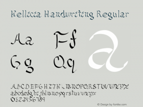 Kellicia Handwriting