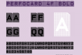 Perfocard 4F