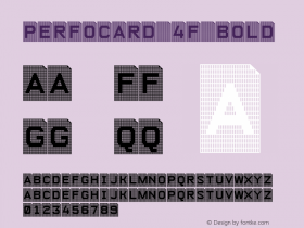 Perfocard 4F