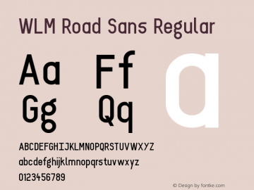 WLM Road Sans