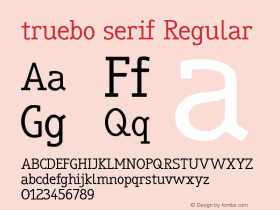 truebo serif