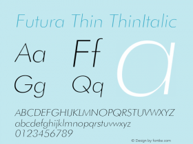 Futura Thin