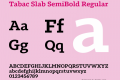 Tabac Slab SemiBold